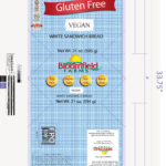 Allergen-Free Bread original package dielines